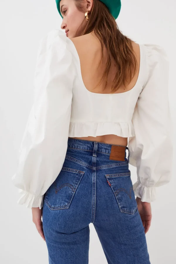 Woman For Love & Lemons Heather Crop Top