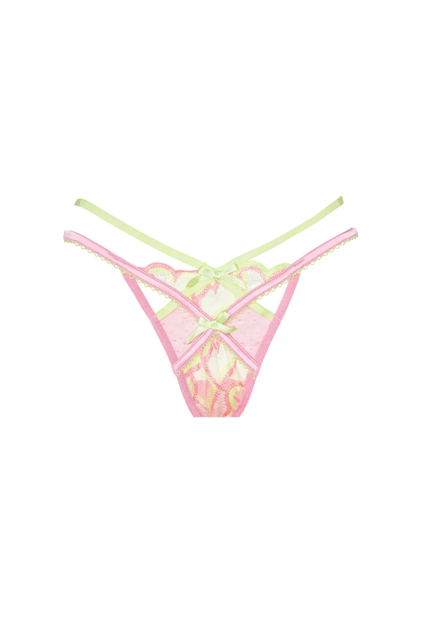 hugging_hearts_embroidery_5-1.webp Woman For Love & Lemons Hugging Hearts Embroidery Thong Panty