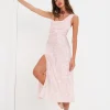 Woman For Love & Lemons Ilana Midi Dress