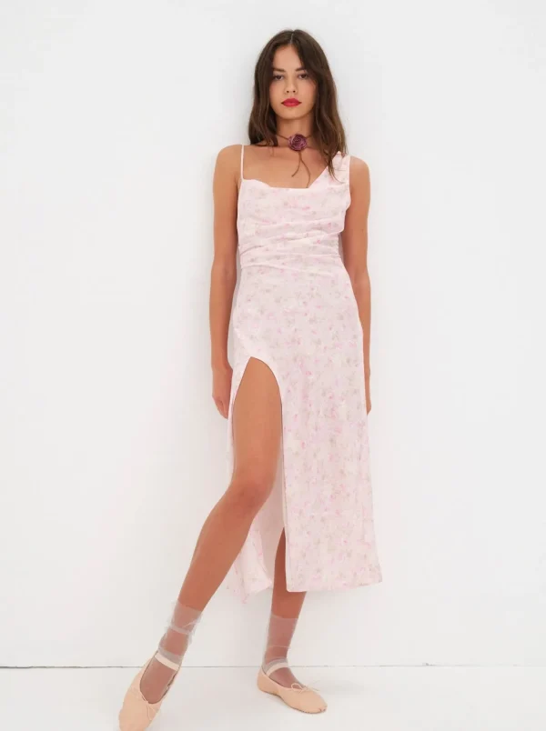 Woman For Love & Lemons Ilana Midi Dress