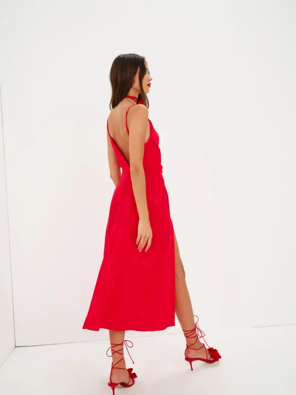 Woman For Love & Lemons Ilana Midi Dress