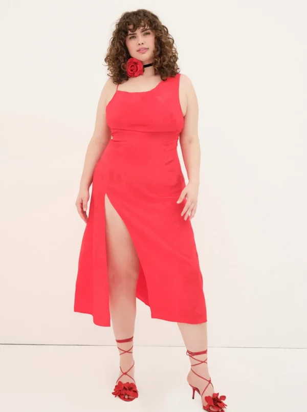 Woman For Love & Lemons Ilana Midi Dress