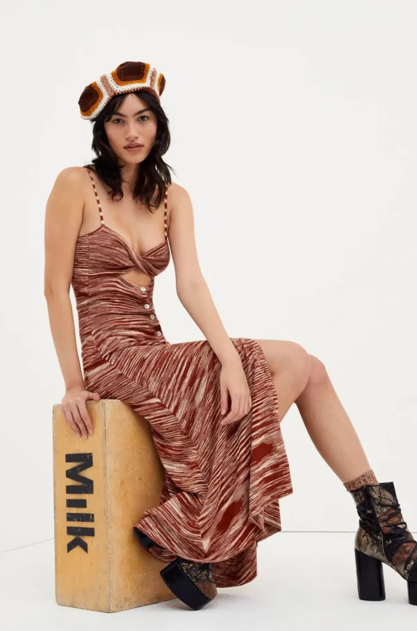 Woman For Love & Lemons Isabela Midi Dress