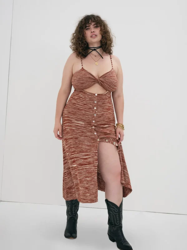 Woman For Love & Lemons Isabela Midi Dress