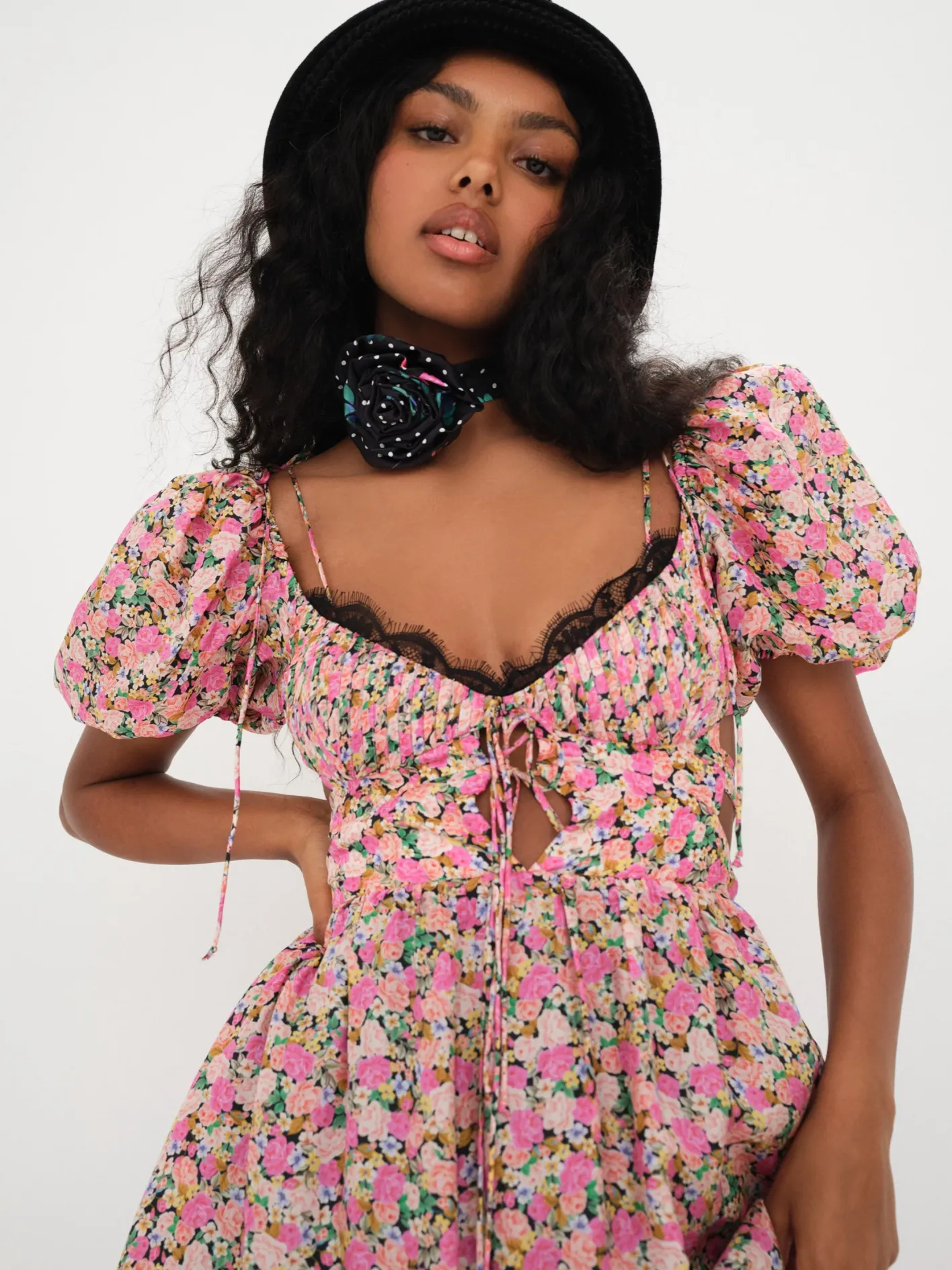 isadora_midi_dress_1.webp Woman For Love & Lemons Isadora Midi Dress