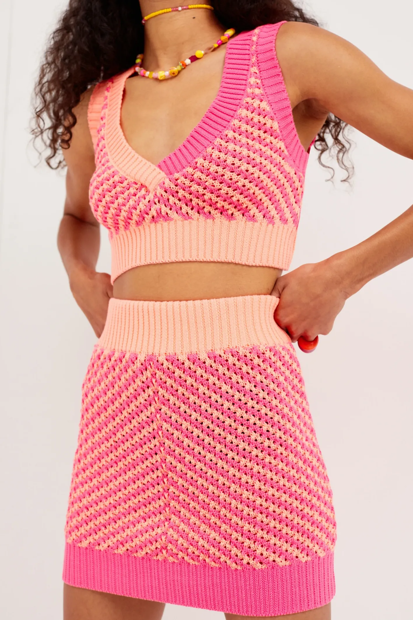 jacinda_mini_skirt_3.webp Woman For Love & Lemons Jacinda Mini Skirt