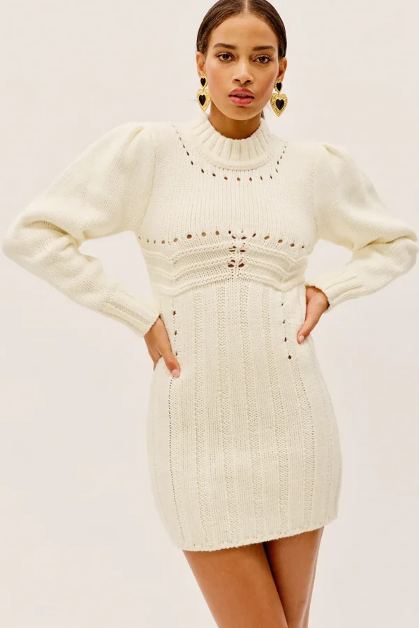 Woman For Love & Lemons Jules Sweater Dress