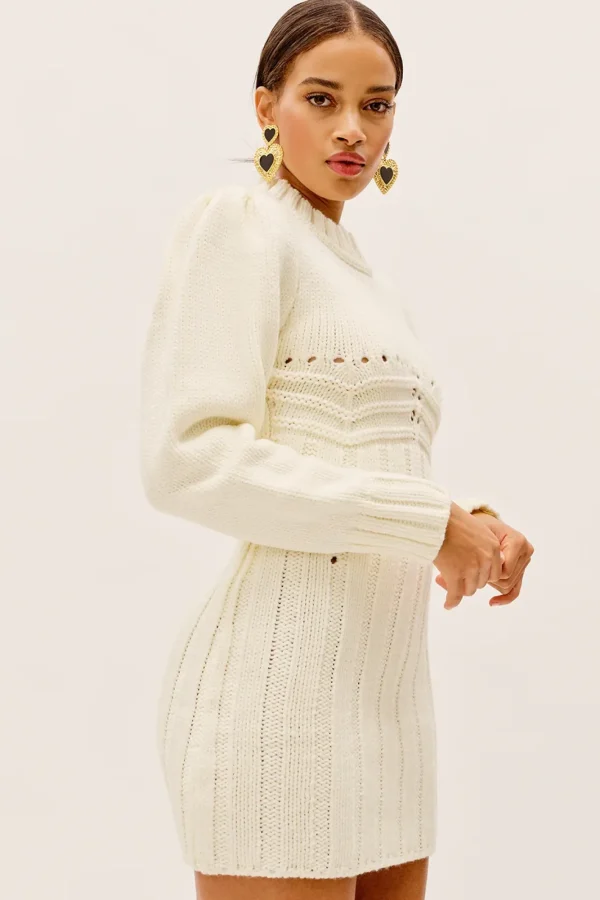 Woman For Love & Lemons Jules Sweater Dress