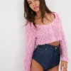 Woman For Love & Lemons June Cropped Sweater