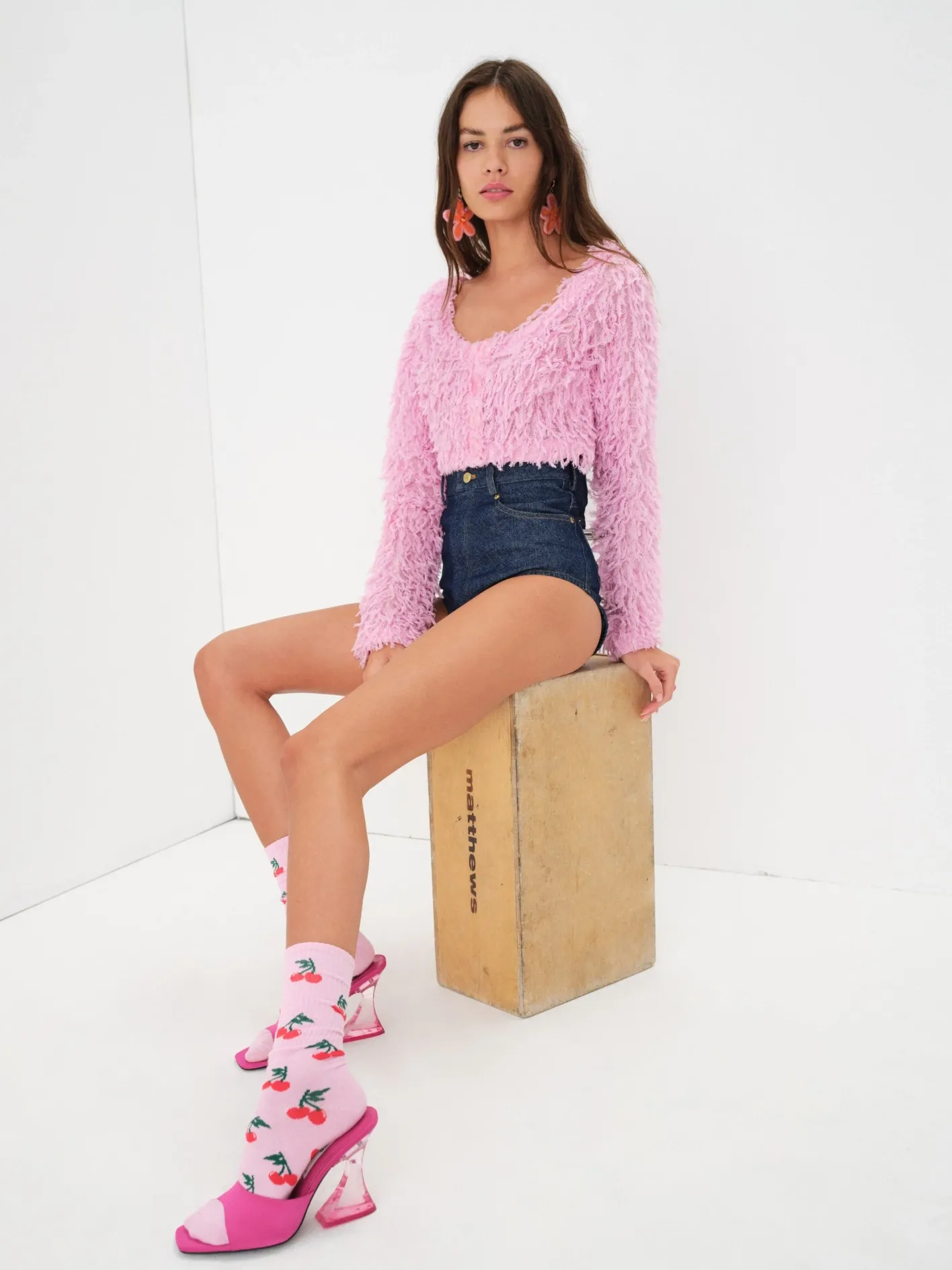 june_cropped_sweater_2.webp Woman For Love & Lemons June Cropped Sweater
