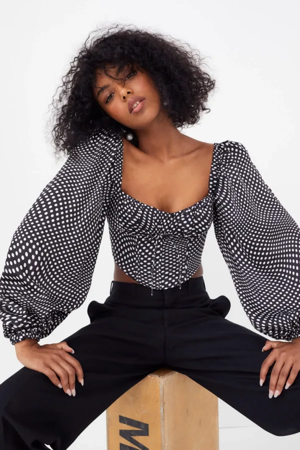 Woman For Love & Lemons Kat Top