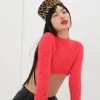 Woman For Love & Lemons Katana Cropped Sweater