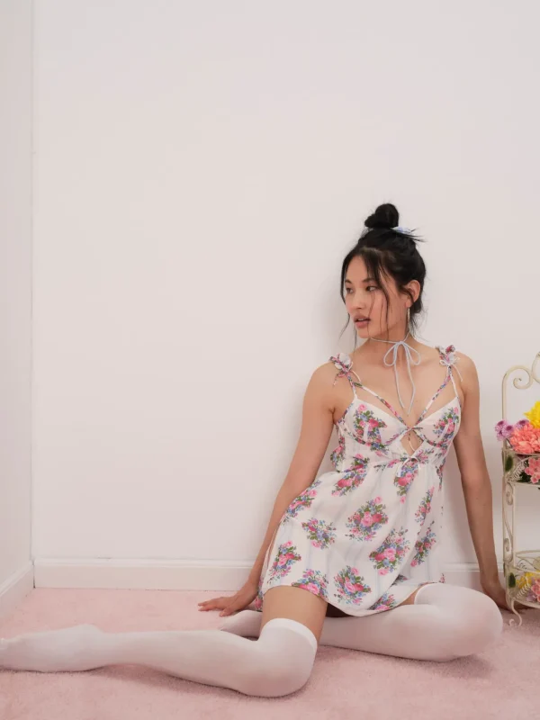 Woman For Love & Lemons Lailah Slip Dress