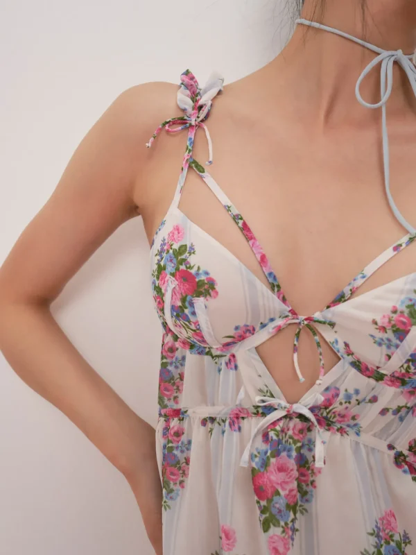 Woman For Love & Lemons Lailah Slip Dress
