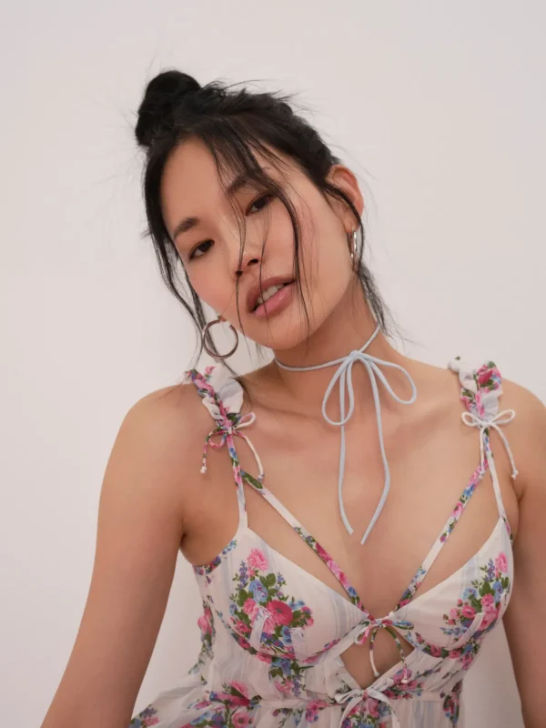 Woman For Love & Lemons Lailah Slip Dress