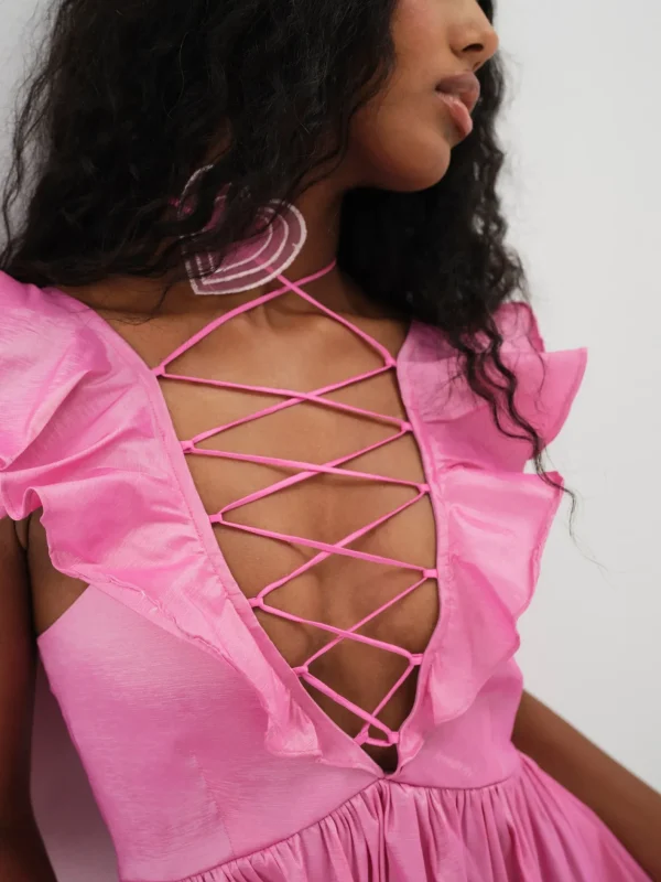 Woman For Love & Lemons Lala Mini Dress