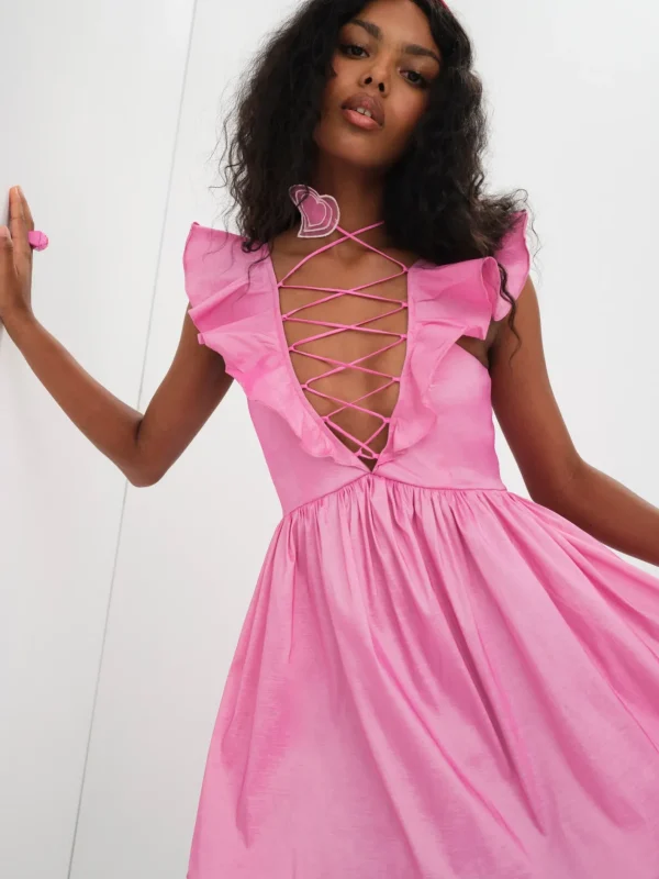 Woman For Love & Lemons Lala Mini Dress