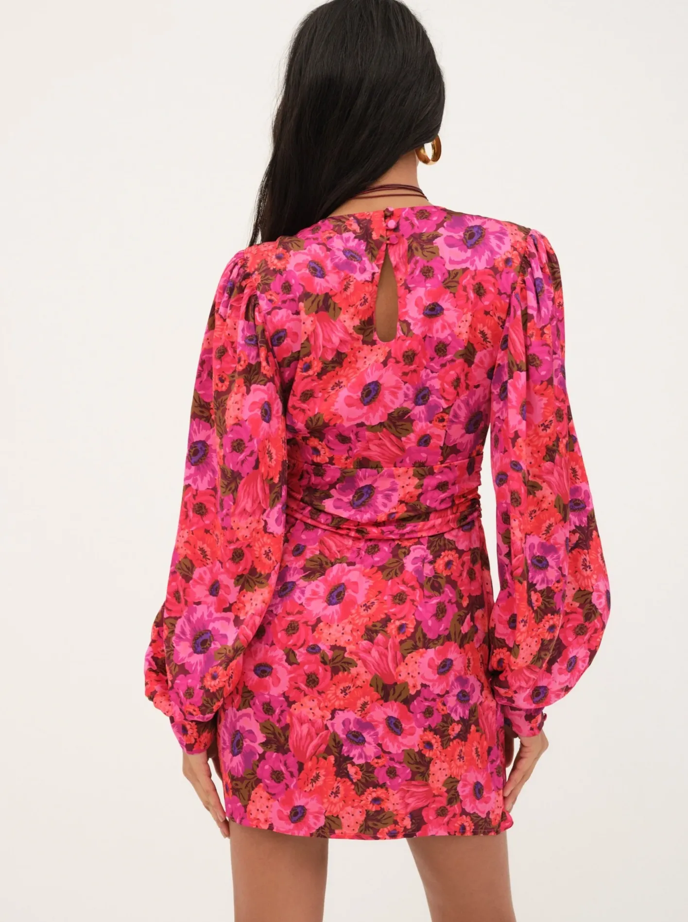 lauren_long_sleeve_mini_d_3.webp Woman For Love & Lemons Lauren Long Sleeve Mini Dress