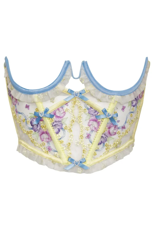 Woman For Love & Lemons Lavender Meadows Embroidery Corset