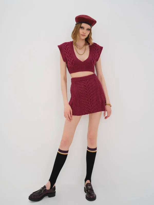 Woman For Love & Lemons Layton Mini Skirt