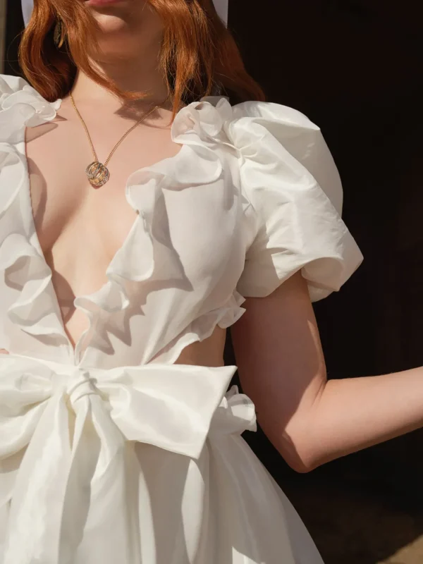 Woman For Love & Lemons Leia Bridal Gown