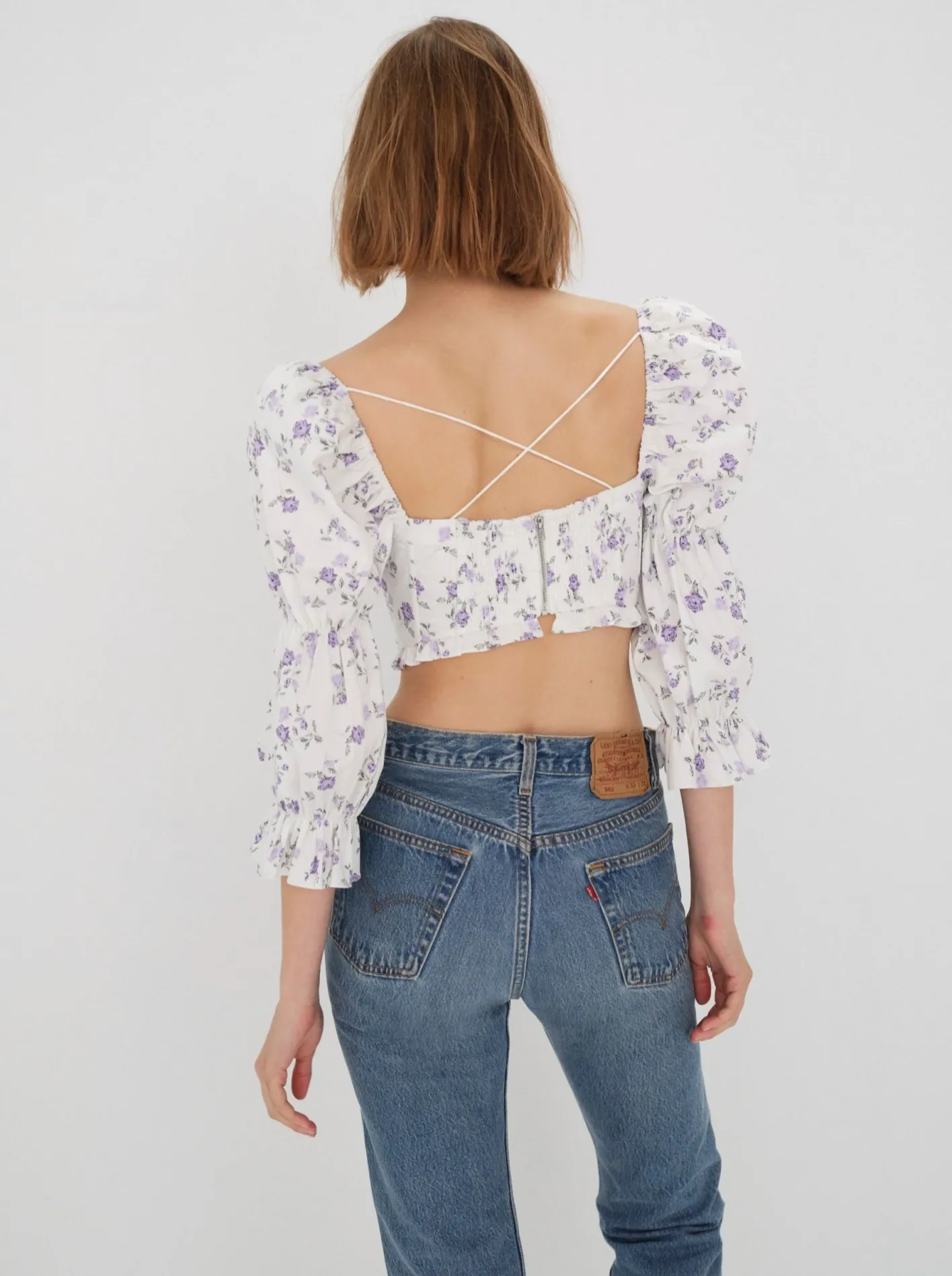 leslie_blouse_2.webp Woman For Love & Lemons Leslie Blouse