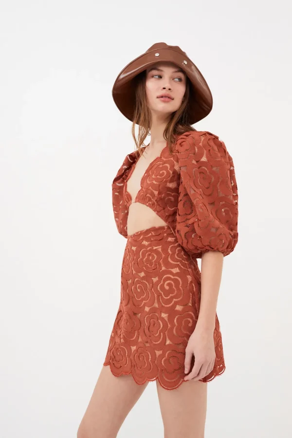 Woman For Love & Lemons Letitia Mini Dress