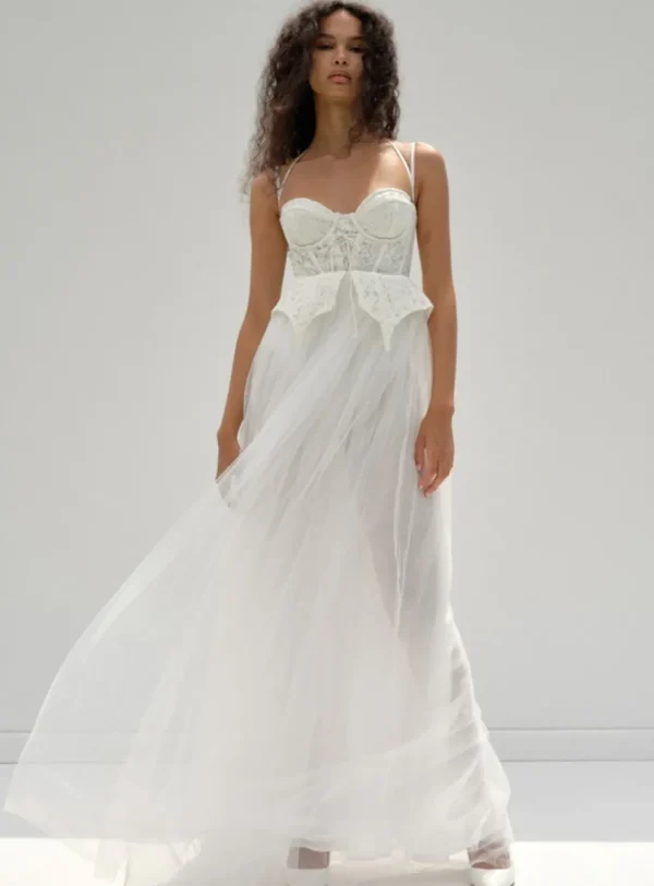 Woman For Love & Lemons Lily Bridal Dress