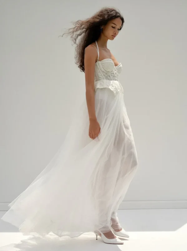 Woman For Love & Lemons Lily Bridal Dress