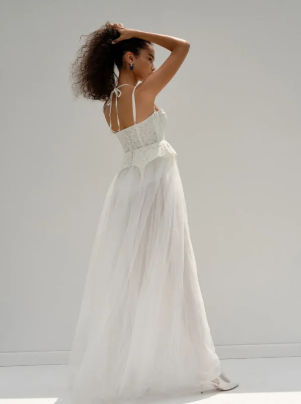 Woman For Love & Lemons Lily Bridal Dress
