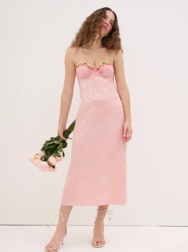 Woman For Love & Lemons Lola Midi Dress