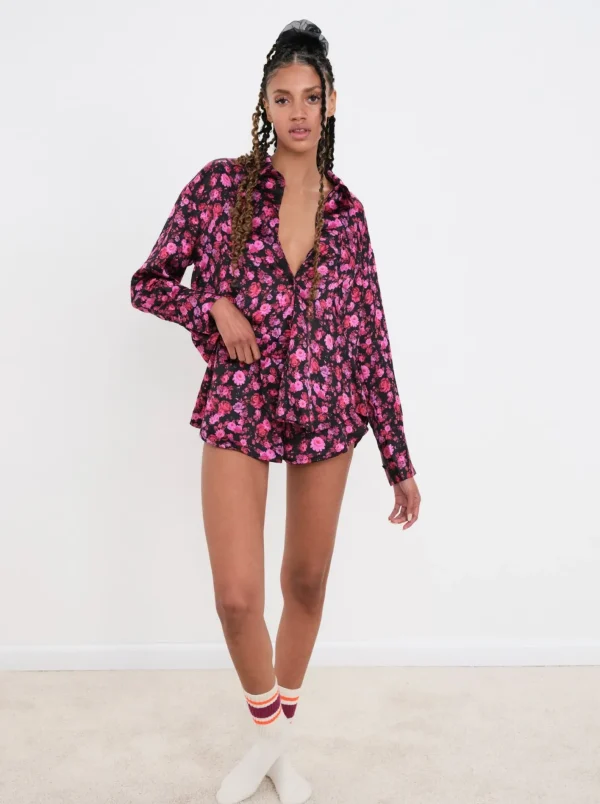 Woman For Love & Lemons Lola Pj Top