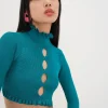 Woman For Love & Lemons Lorelei Cropped Sweater