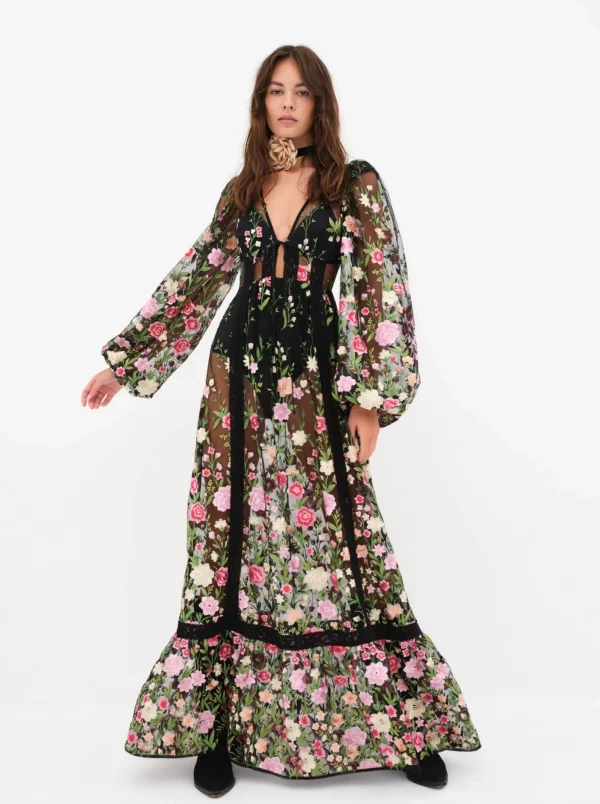 Woman For Love & Lemons Luna Maxi Dress
