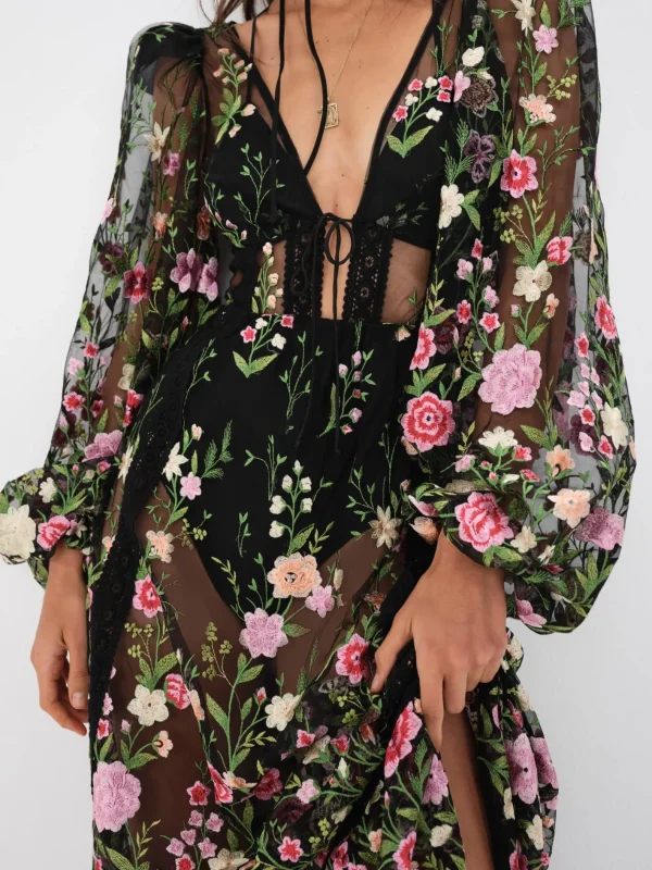Woman For Love & Lemons Luna Maxi Dress