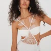 Woman For Love & Lemons Mackenzie Maxi Dress