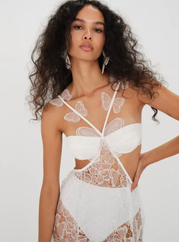 Woman For Love & Lemons Mackenzie Maxi Dress