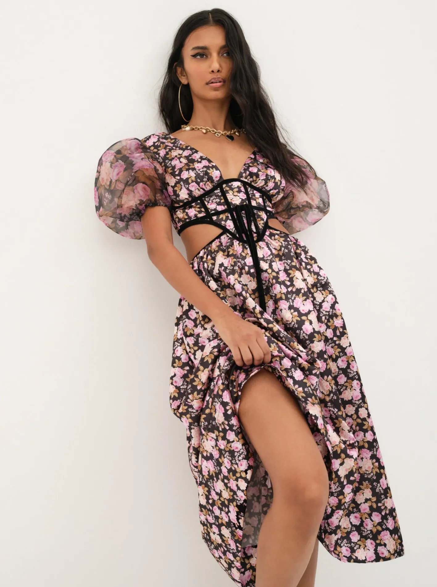 maddison_midi_dress_0.webp Woman For Love & Lemons Maddison Midi Dress
