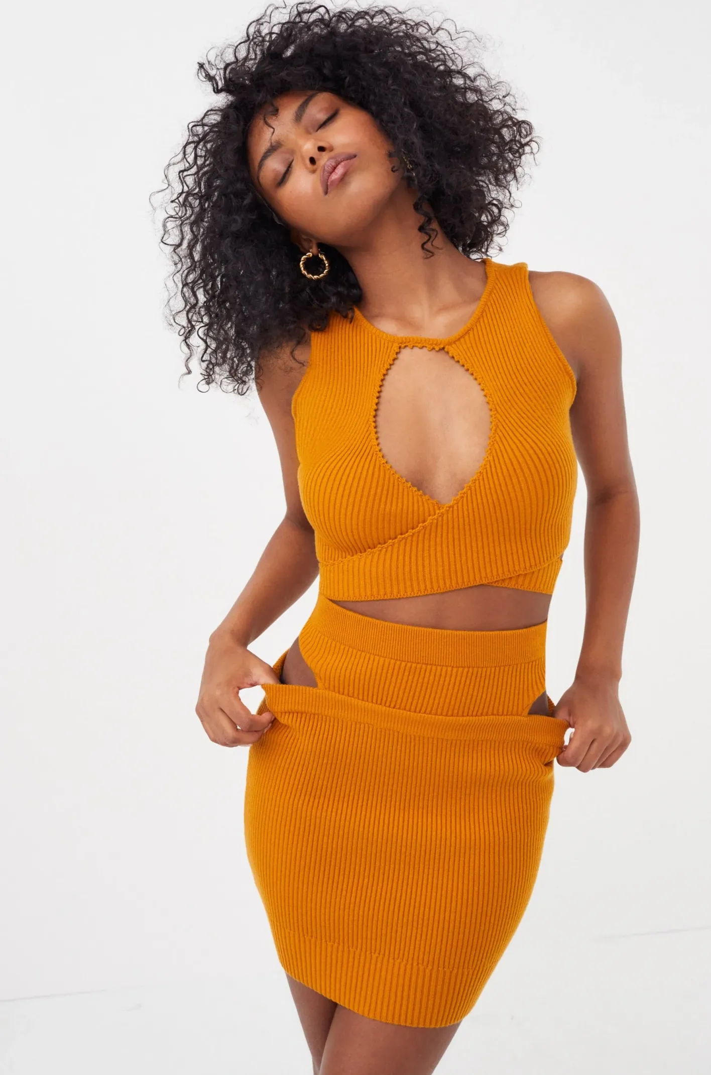 maggie_mini_skirt_0.webp Woman For Love & Lemons Maggie Mini Skirt