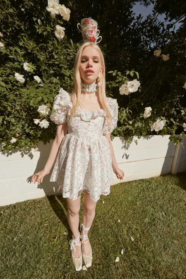 Woman For Love & Lemons Magnolia Mini Dress
