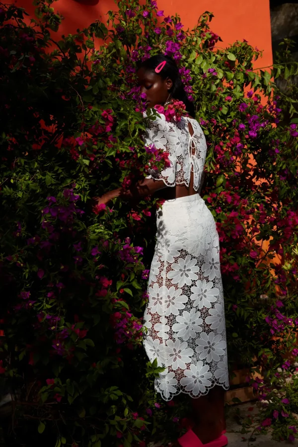 Woman For Love & Lemons Malika Midi Skirt