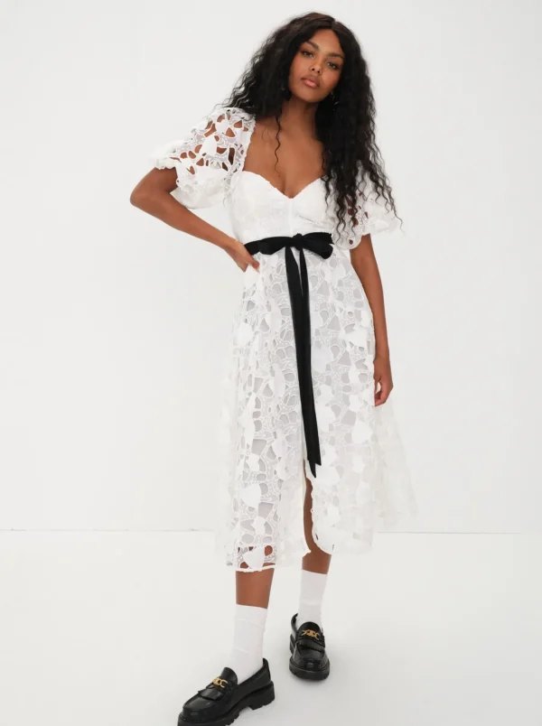 Woman For Love & Lemons Marlene Midi Dress