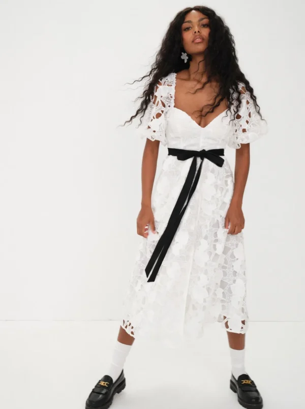 Woman For Love & Lemons Marlene Midi Dress