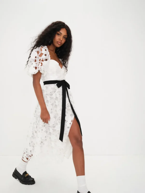 Woman For Love & Lemons Marlene Midi Dress