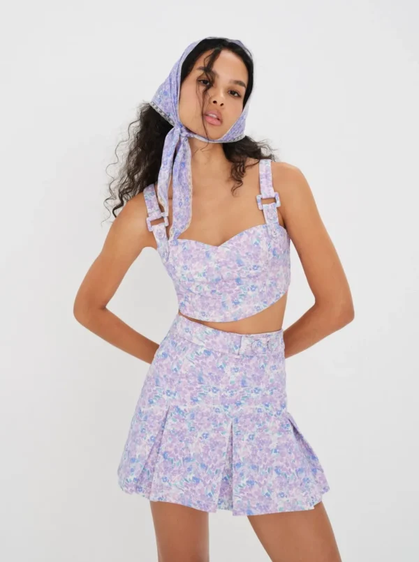 Woman For Love & Lemons Marlo Mini Skirt