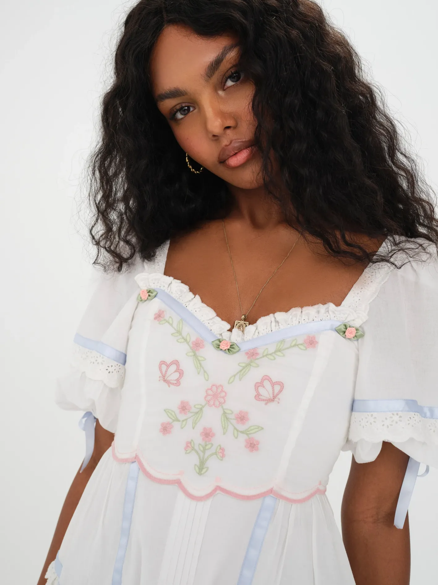 meadow_mini_dress_1.webp Woman For Love & Lemons Meadow Mini Dress