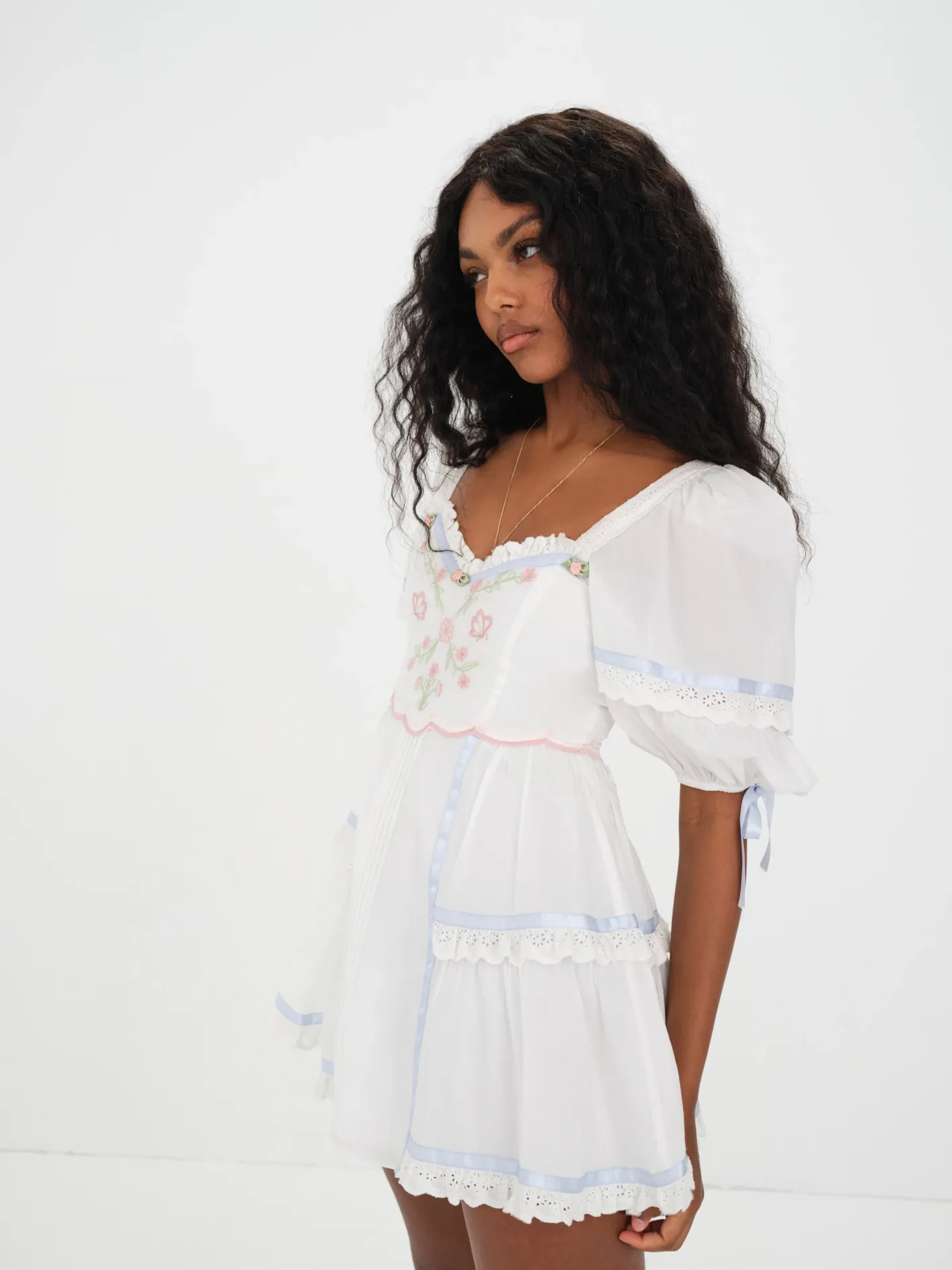 meadow_mini_dress_3.webp Woman For Love & Lemons Meadow Mini Dress