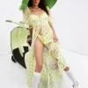 Woman For Love & Lemons Megan Maxi Dress