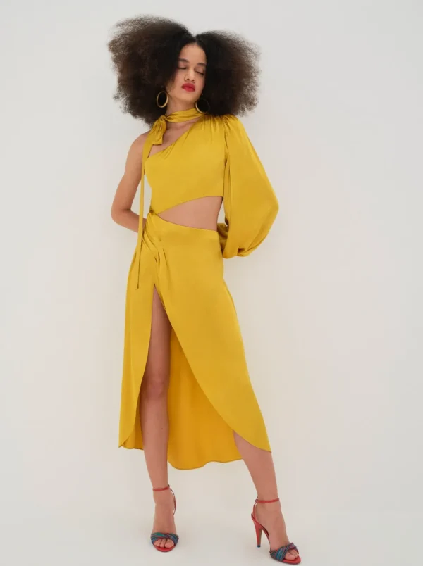 Woman For Love & Lemons Mila Midi Dress