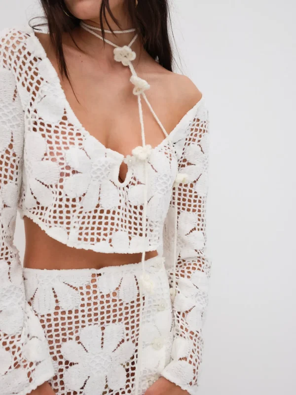 Woman For Love & Lemons Natasha Coverup Top